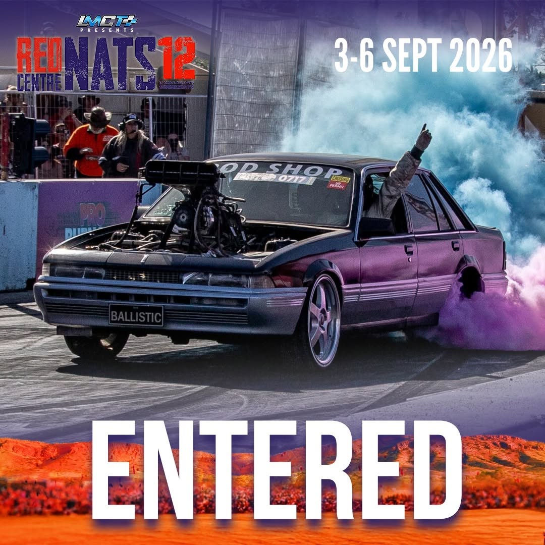 Red CentreNATS 12 — Muscle spectator event in Darwin, NT on Thursday 3 September 2026