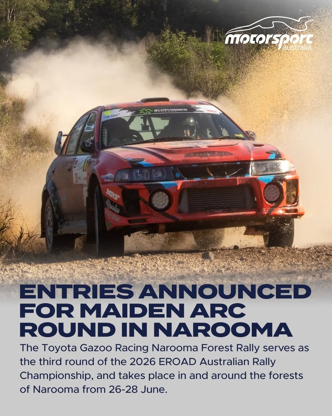 Toyota Gazoo Racing Narooma Forest Rally — spectator event in Sydney, NSW on Friday 26 June 2026