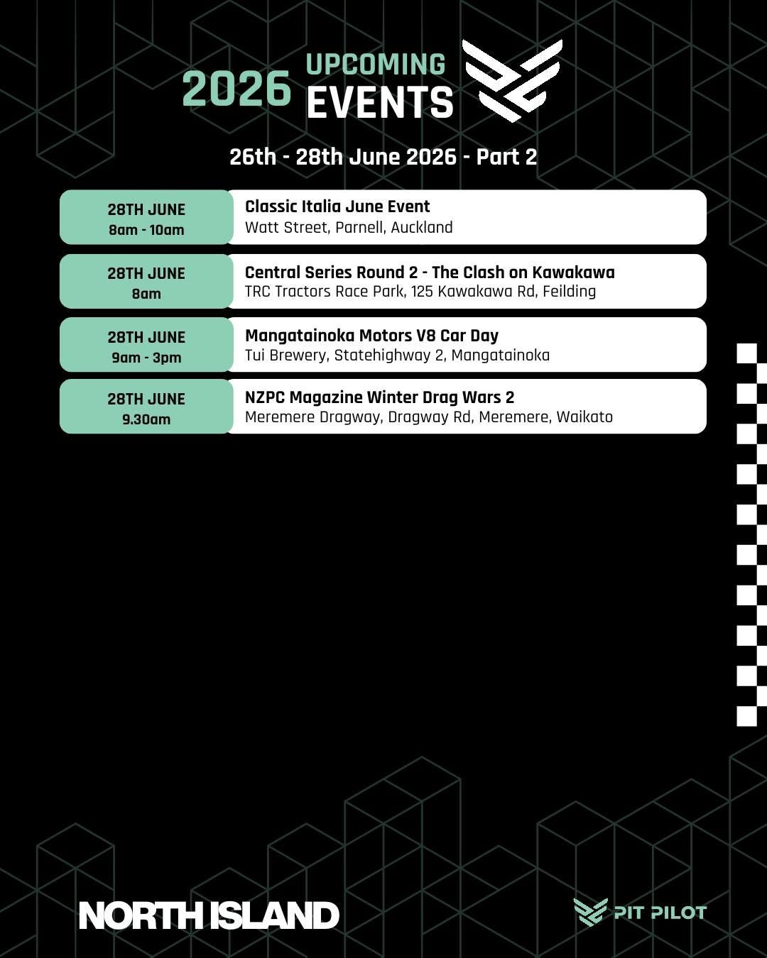 Classic Italia June Event — Euro car meet in International on Sunday 28 June 2026