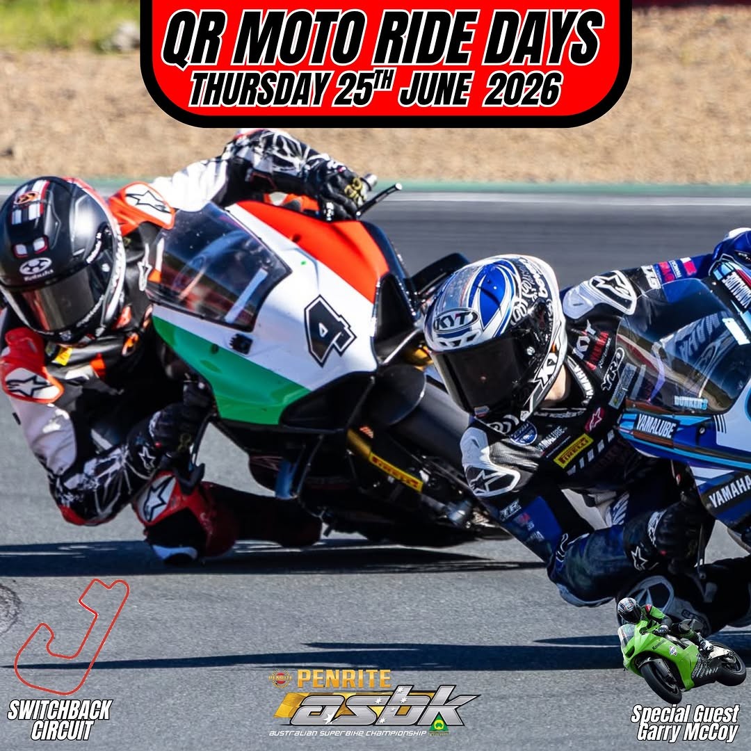 QR Moto Ride Day — track day in Brisbane, QLD on Thursday 25 June 2026
