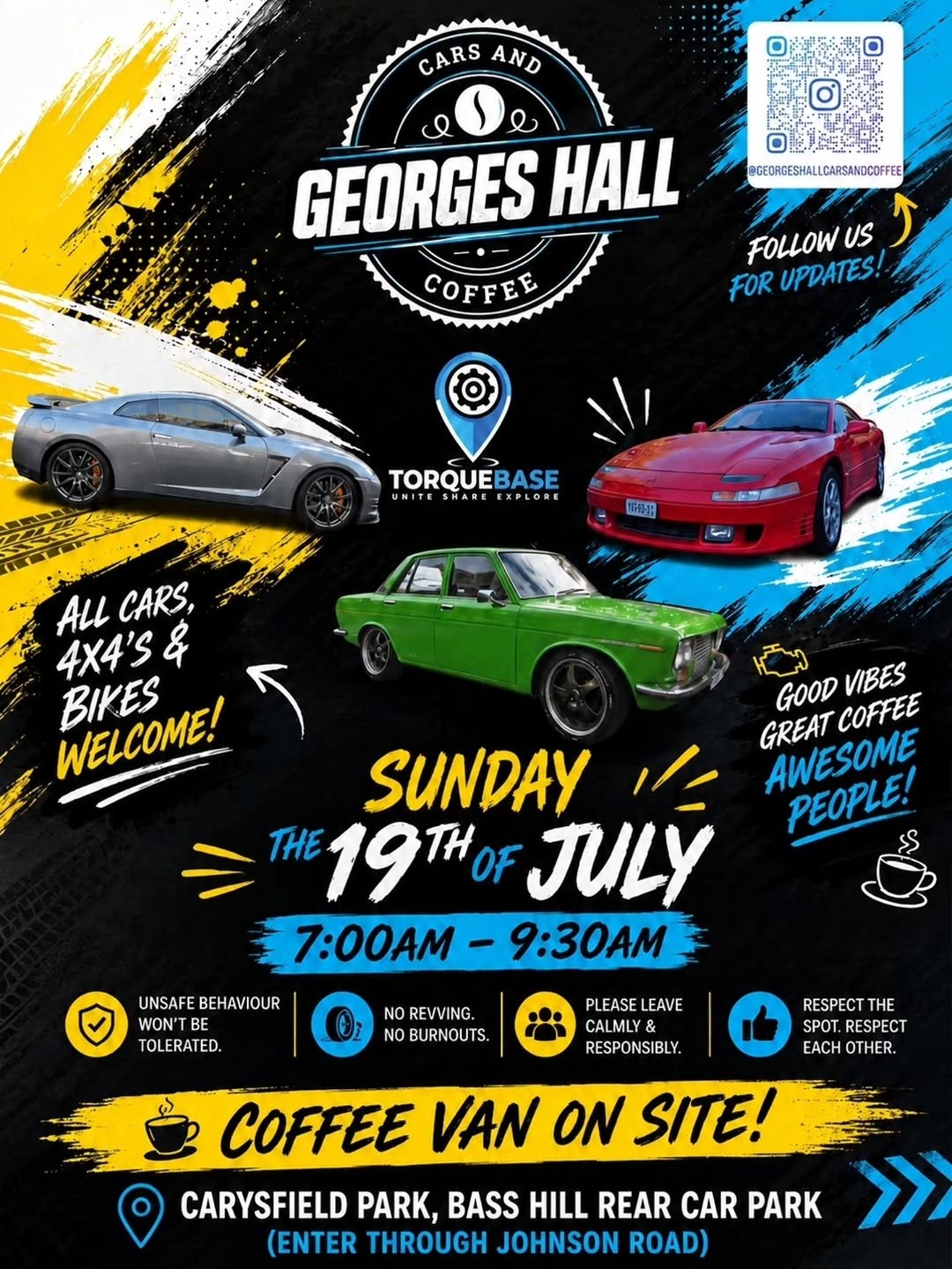 Georges Hall Cars and Coffee — 4x4 car meet in Sydney, NSW on Sunday 19 July 2026