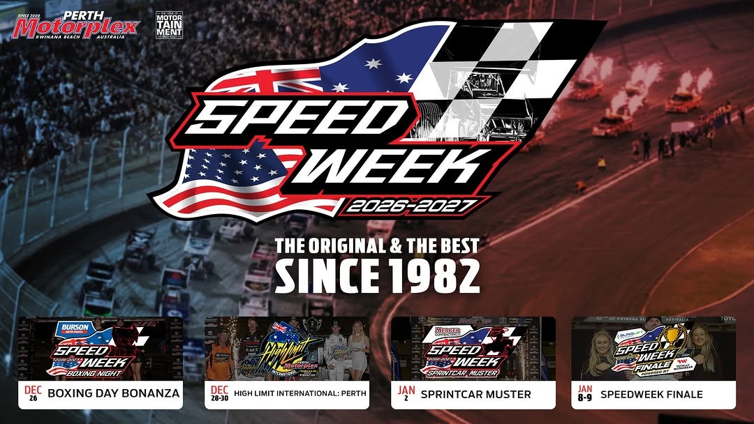 USA vs WA Sprintcar Speedweek — Muscle spectator event in Perth, WA on Saturday 26 December 2026