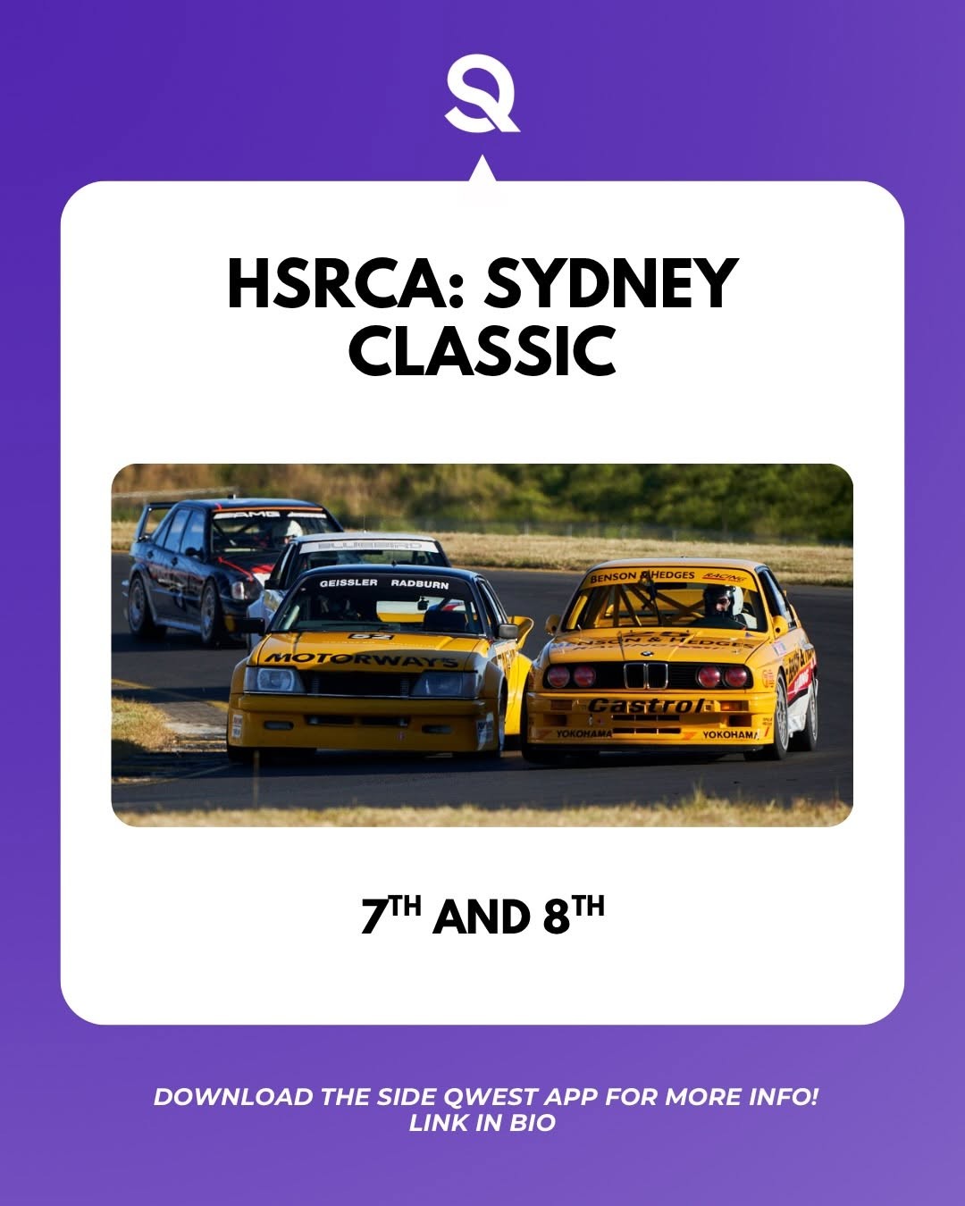 Sydney Classic — Classic spectator event in Sydney, NSW on Sunday 7 June 2026