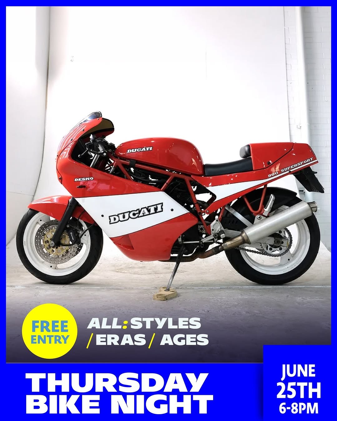 Thursday Bike Night — Classic car meet in Sydney, NSW on Thursday 25 June 2026