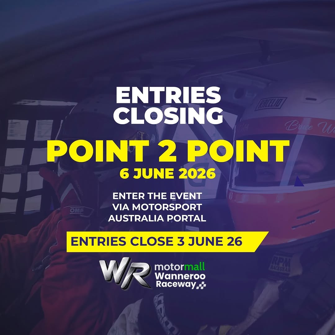 Point 2 Point — Classic track day in Perth, WA on Saturday 6 June 2026