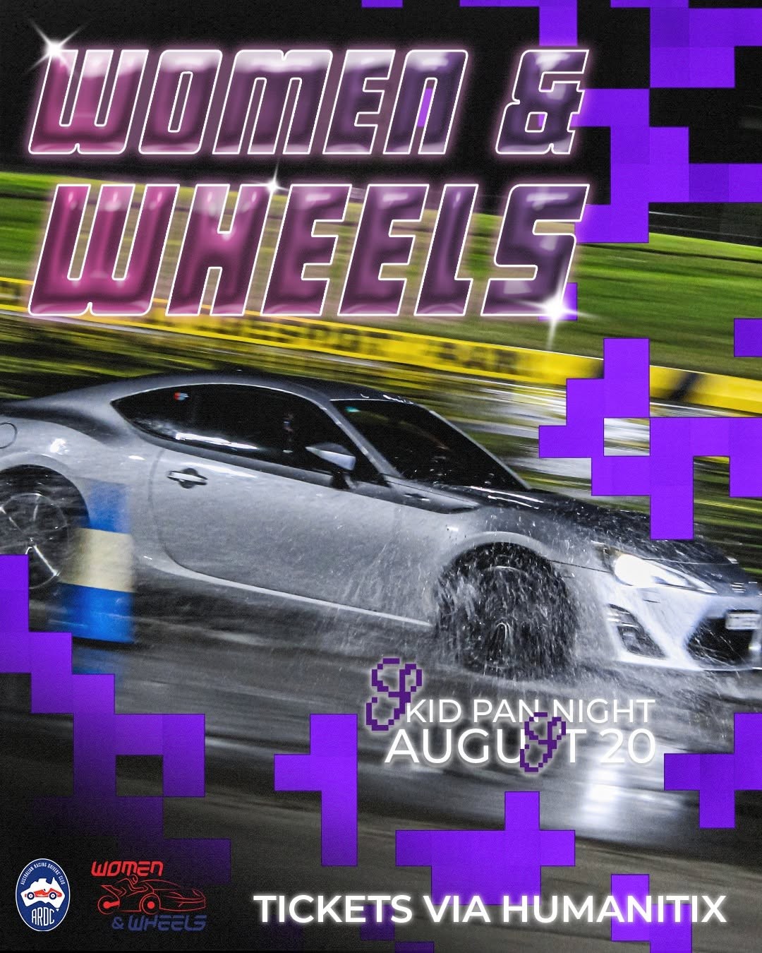 Women & Wheels Skid Pan Night — track day in Sydney, NSW on Thursday 20 August 2026