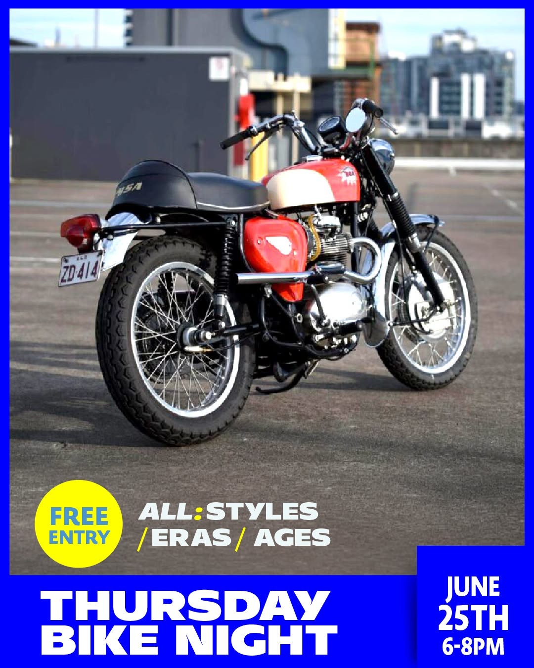 Thursday Bike Night — car meet in Sydney, NSW on Thursday 25 June 2026