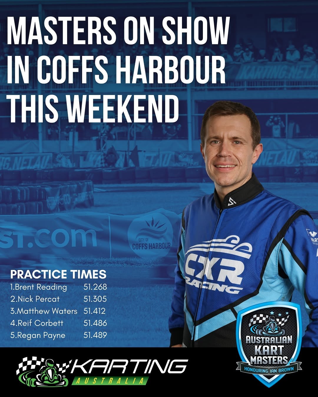 Australian Kart Masters — spectator event in Coffs Harbour, NSW on Saturday 6 June 2026