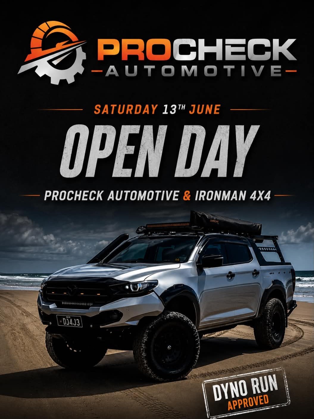 Procheck Automotive & Ironman 4x4 Open Day — 4x4/Muscle car meet in Sunshine Coast, QLD on Saturday 13 June 2026