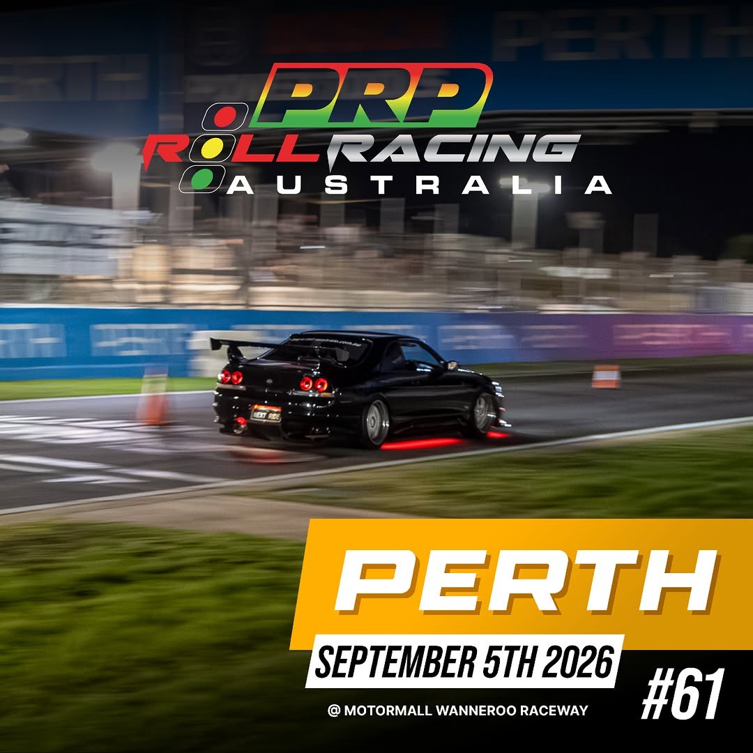 Roll Racing Perth — JDM/Muscle track day in Perth, WA on Saturday 5 September 2026