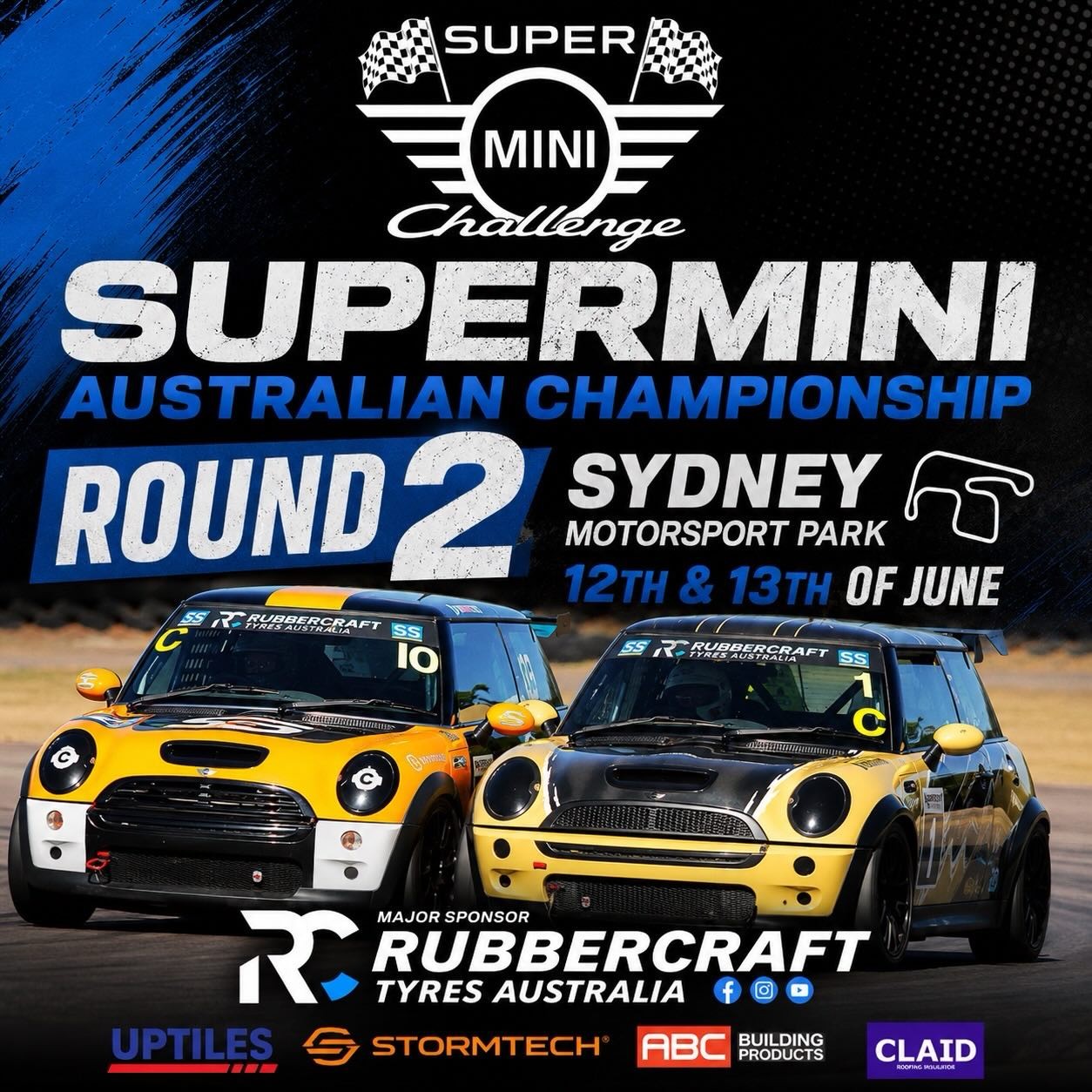 Supermini Australian Championship Round 2 — Euro spectator event in Sydney, NSW on Friday 12 June 2026