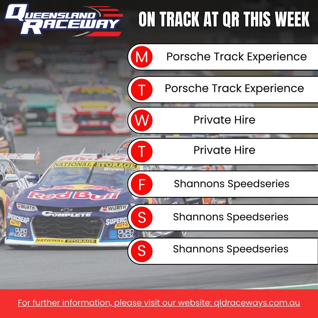 Shannons SpeedSeries — spectator event in Brisbane, QLD on Friday 12 June 2026