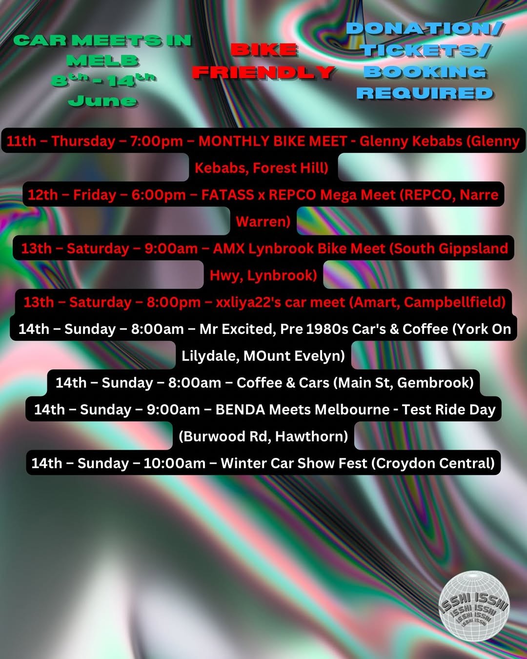 FATASS x REPCO Mega Meet — Stance/JDM car meet in Melbourne, VIC on Friday 12 June 2026