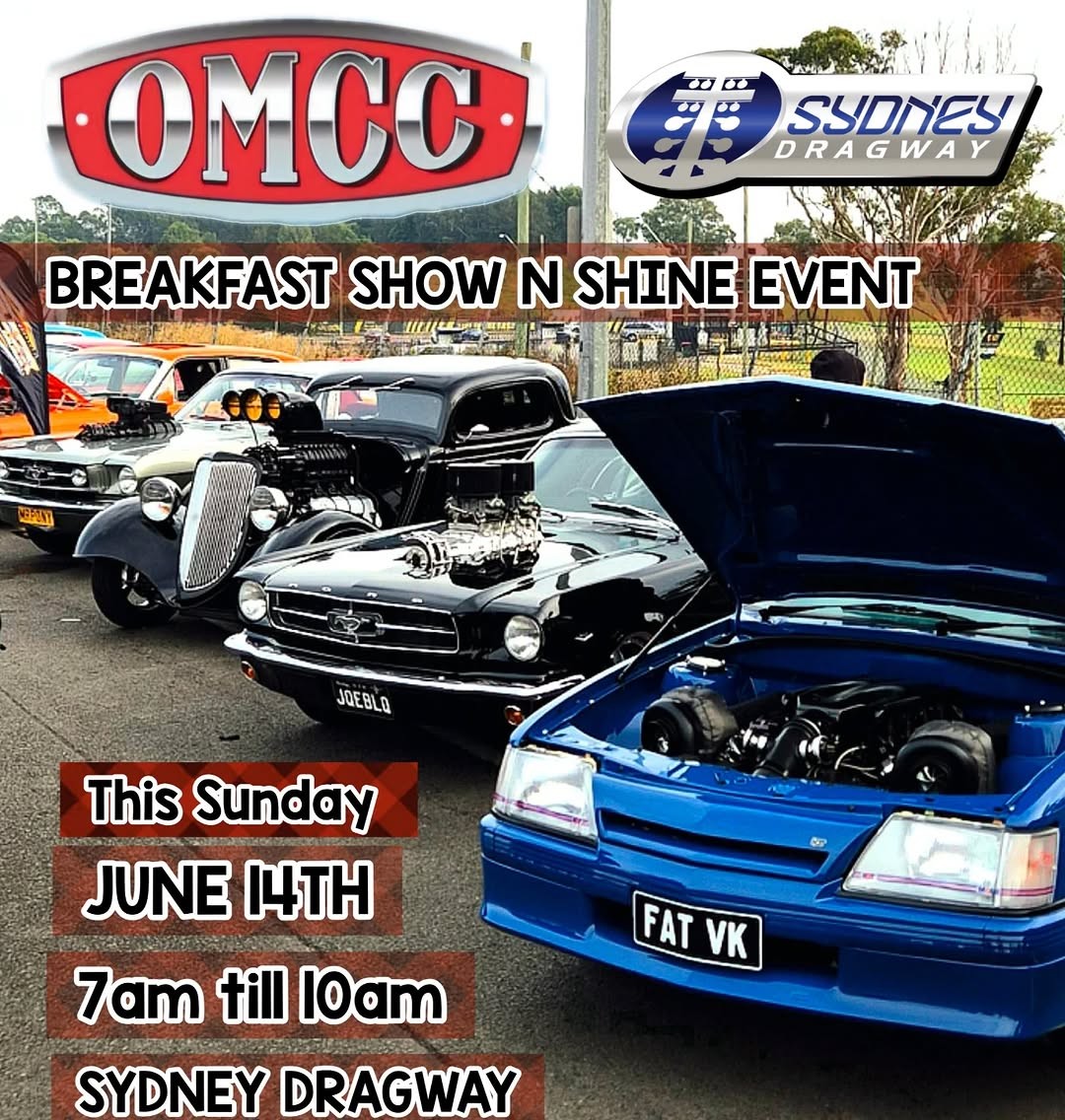 OMCC Breakfast Show n Shine — Classic/Muscle car meet in Sydney, NSW on Sunday 14 June 2026