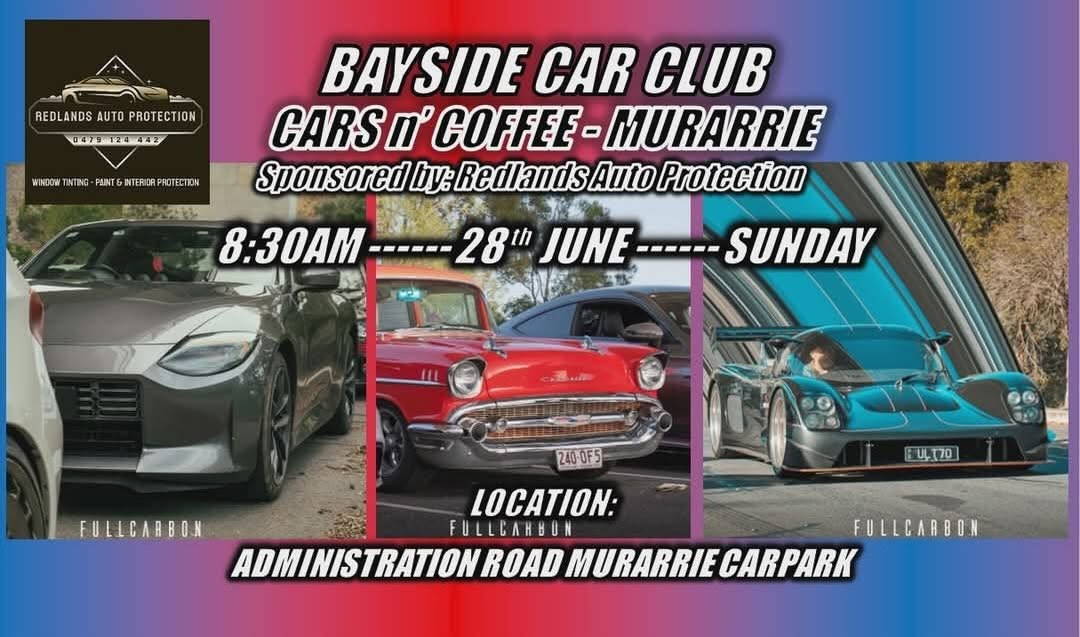 Bayside Car Club Cars n' Coffee - Murarrie — JDM car meet in Brisbane, QLD on Sunday 28 June 2026
