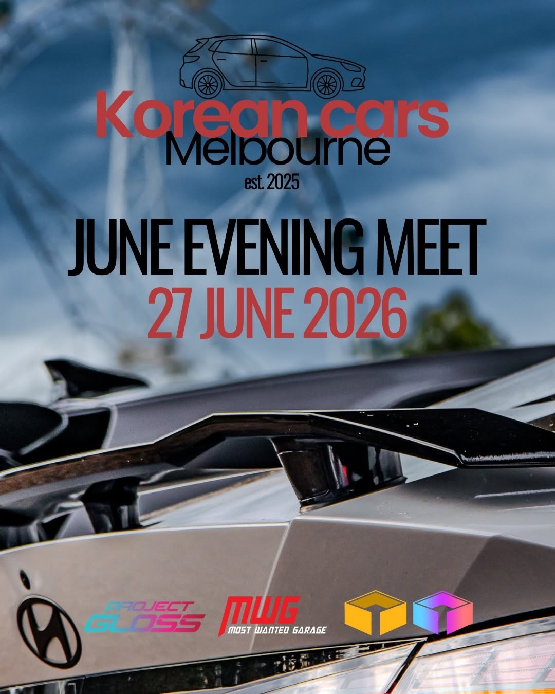 June Evening Meet — car meet in Melbourne, VIC on Saturday 27 June 2026