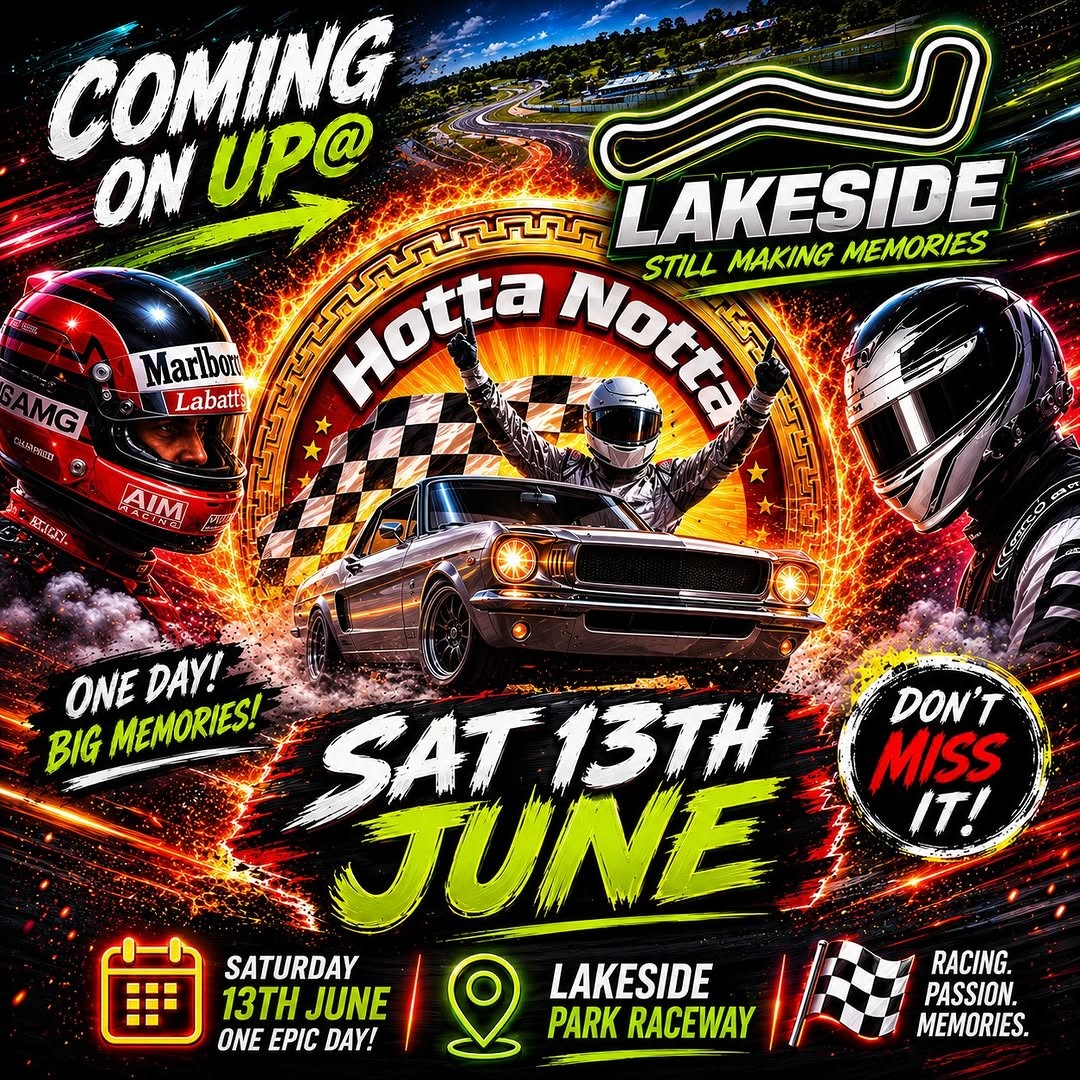 Hotta Notta Grand Prix — Muscle track day in Brisbane, QLD on Saturday 13 June 2026