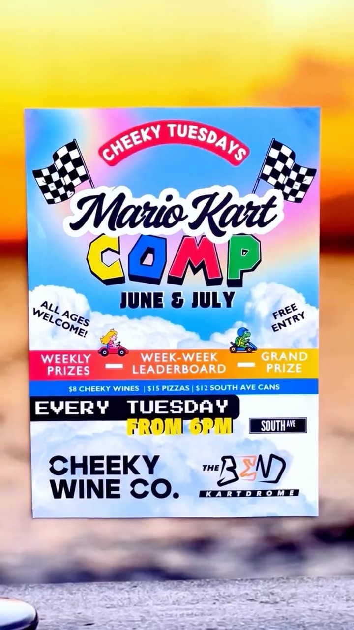 Cheeky Tuesdays Mario Kart Comp — car meet in Adelaide, SA on Tuesday 16 June 2026