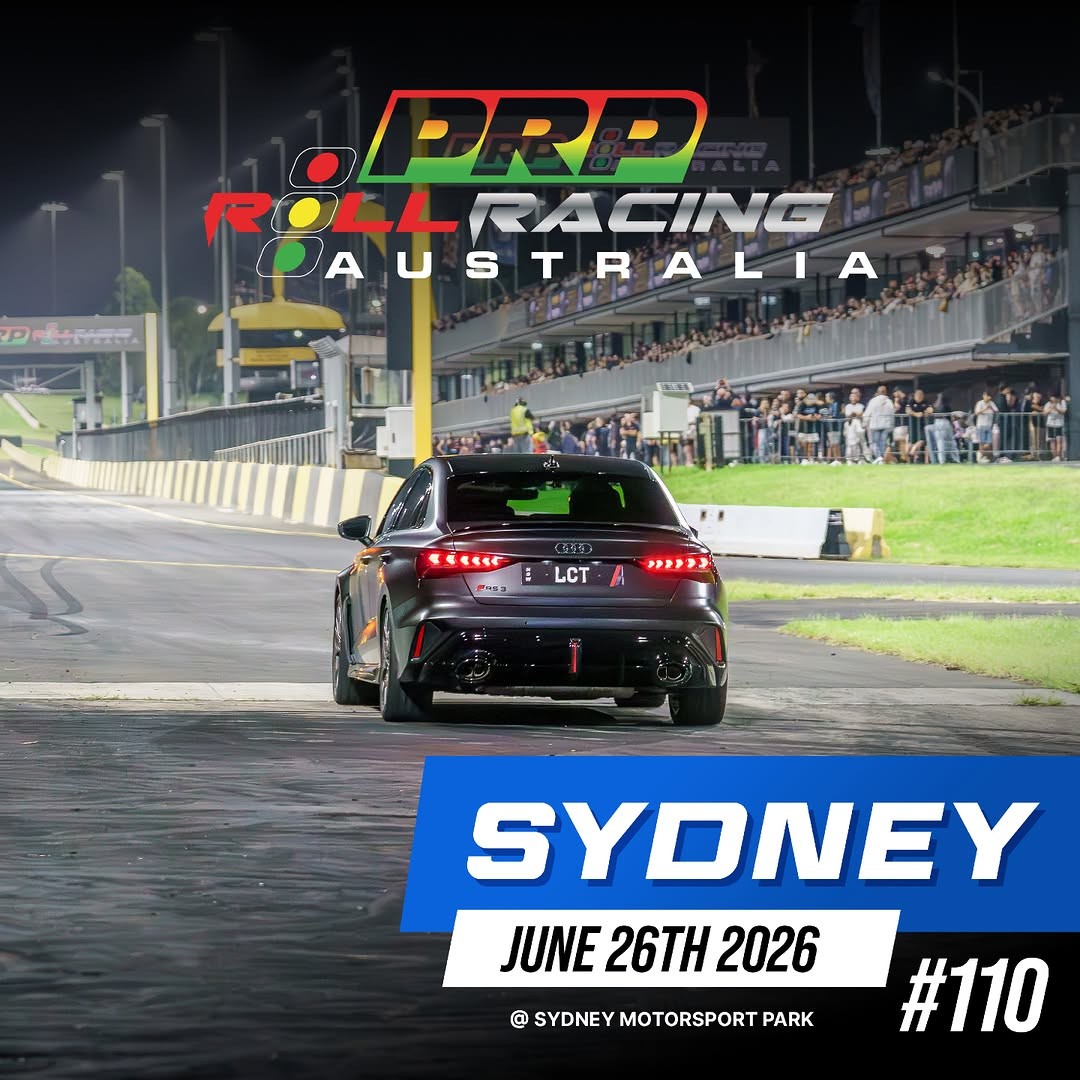 Roll Racing Sydney #110 — JDM/Muscle track day in Sydney, NSW on Friday 26 June 2026