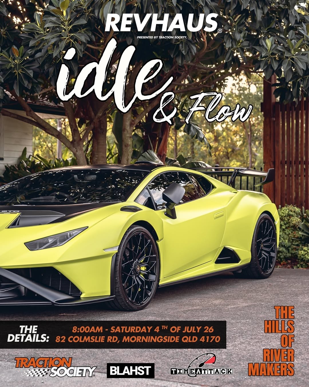 Idle & Flow — JDM car meet in Brisbane, QLD on Saturday 4 July 2026