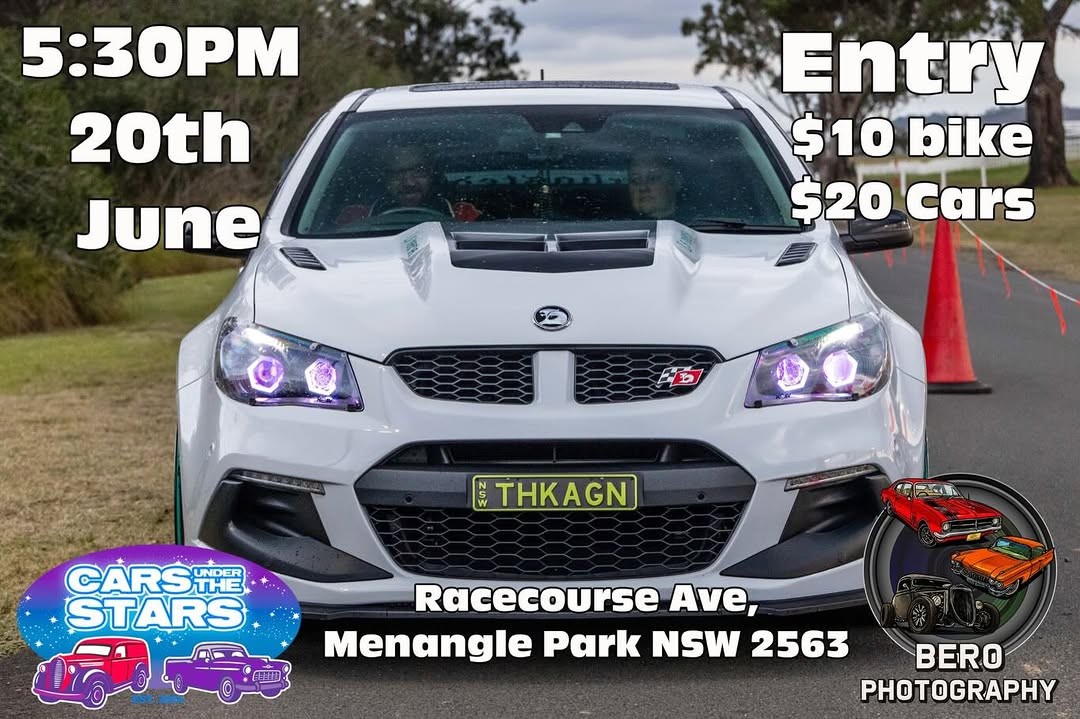 Cars Under the Stars Menangle — Classic car meet in Sydney, NSW on Saturday 20 June 2026