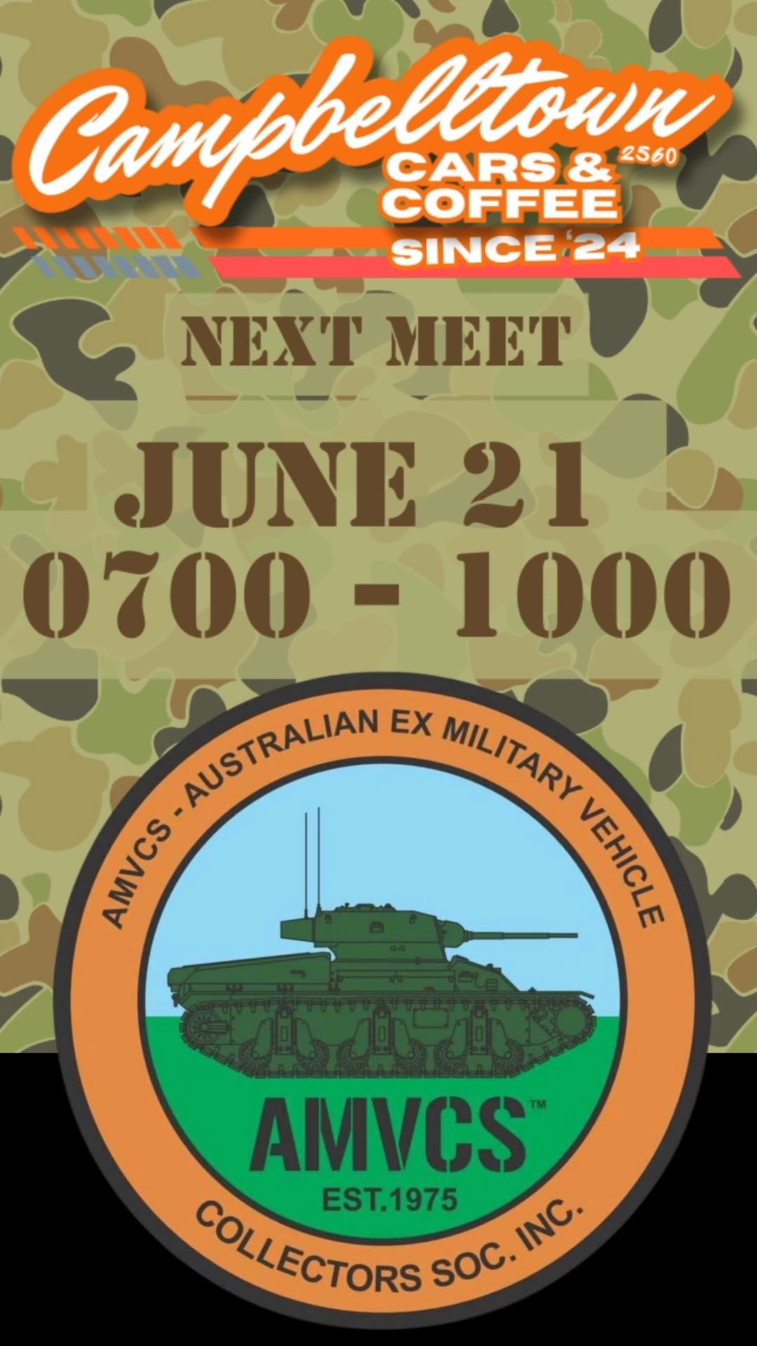 Campbelltown Cars and Coffee — Classic car meet in Sydney, NSW on Sunday 21 June 2026