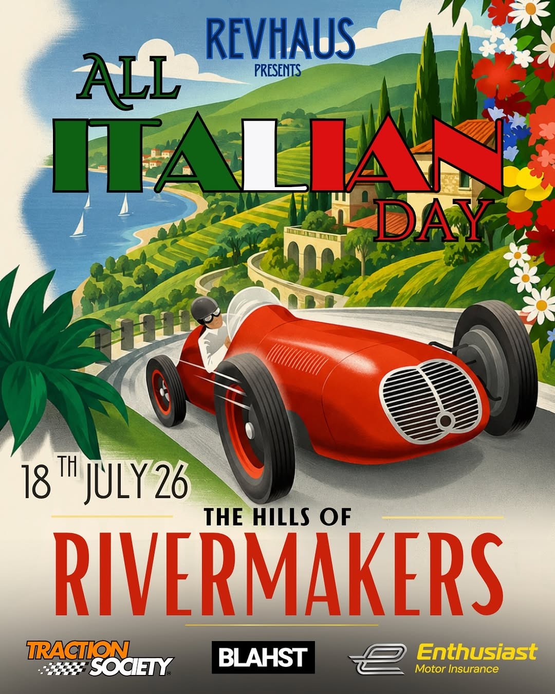 All Italian Day — Euro/Exotic car meet in Brisbane, QLD on Saturday 18 July 2026