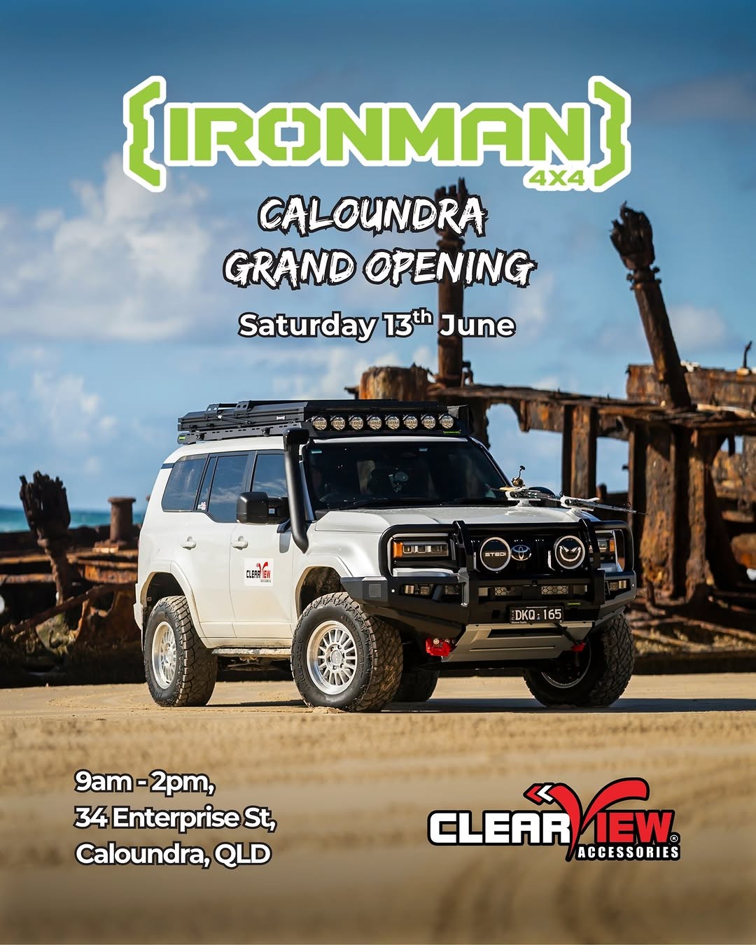 Ironman 4x4 Caloundra Grand Opening — 4x4 car meet in Sunshine Coast, QLD on Saturday 13 June 2026