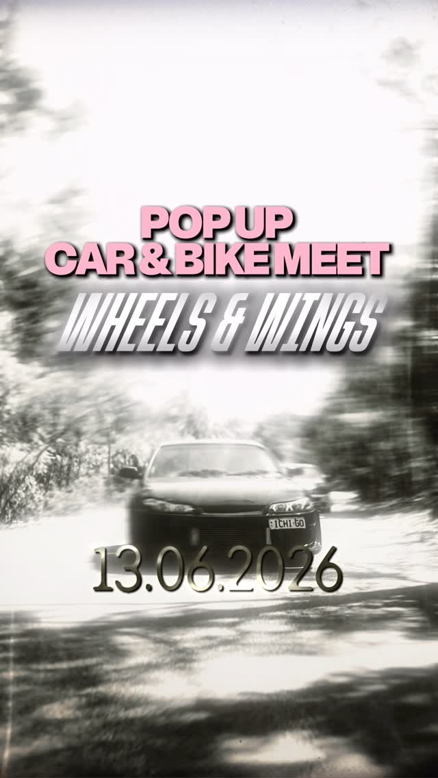 Wheels & Wings — JDM car meet in Darwin, NT on Saturday 13 June 2026