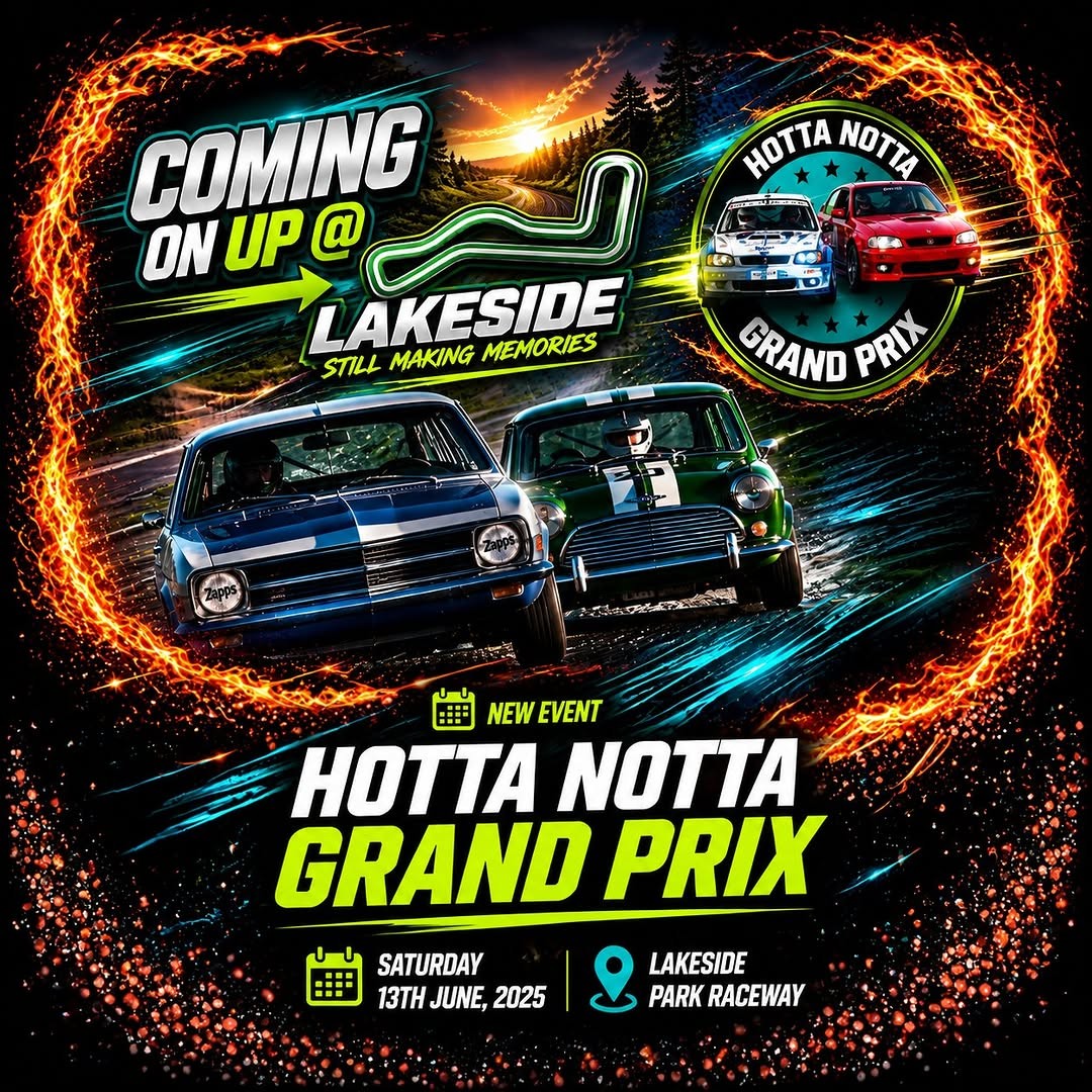 Hotta Notta Grand Prix — Muscle track day in Brisbane, QLD on Saturday 13 June 2026