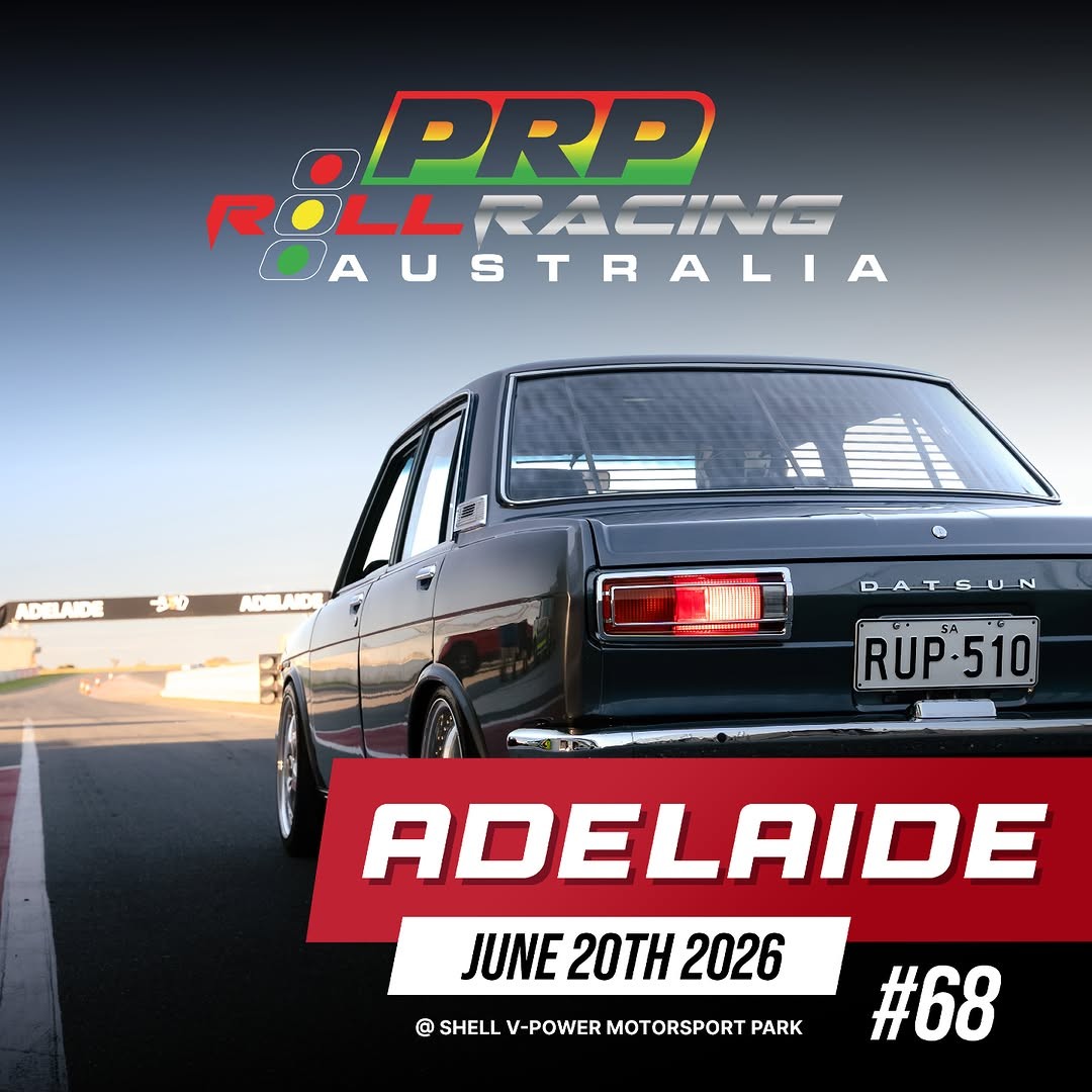 Roll Racing Adelaide #68 — Muscle track day in Adelaide, SA on Saturday 20 June 2026