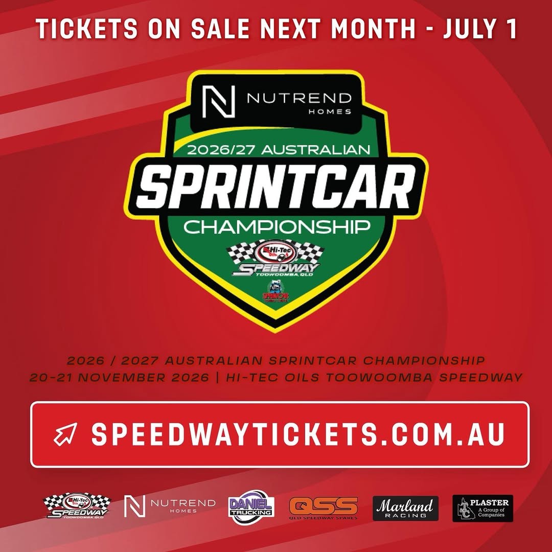 Australian Sprintcar Championship — Muscle spectator event in Toowoomba, QLD on Friday 20 November 2026
