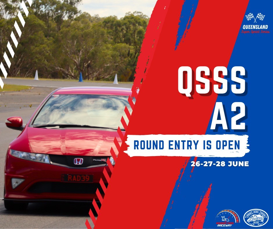 QSSS A Series Round 2 — Muscle track day in Brisbane, QLD on Friday 26 June 2026