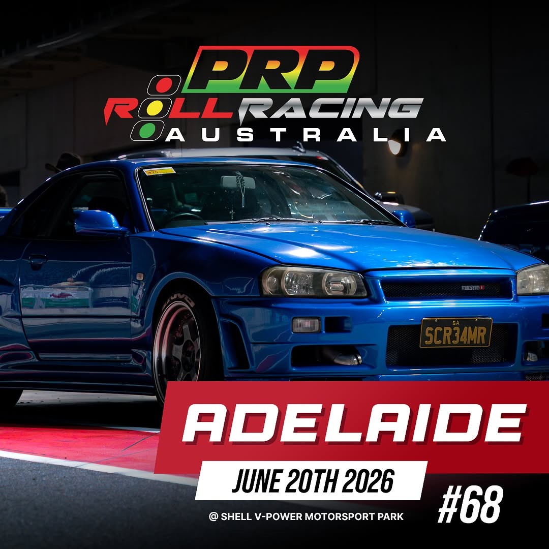 Roll Racing Adelaide #68 — JDM/Muscle track day in Adelaide, SA on Saturday 20 June 2026
