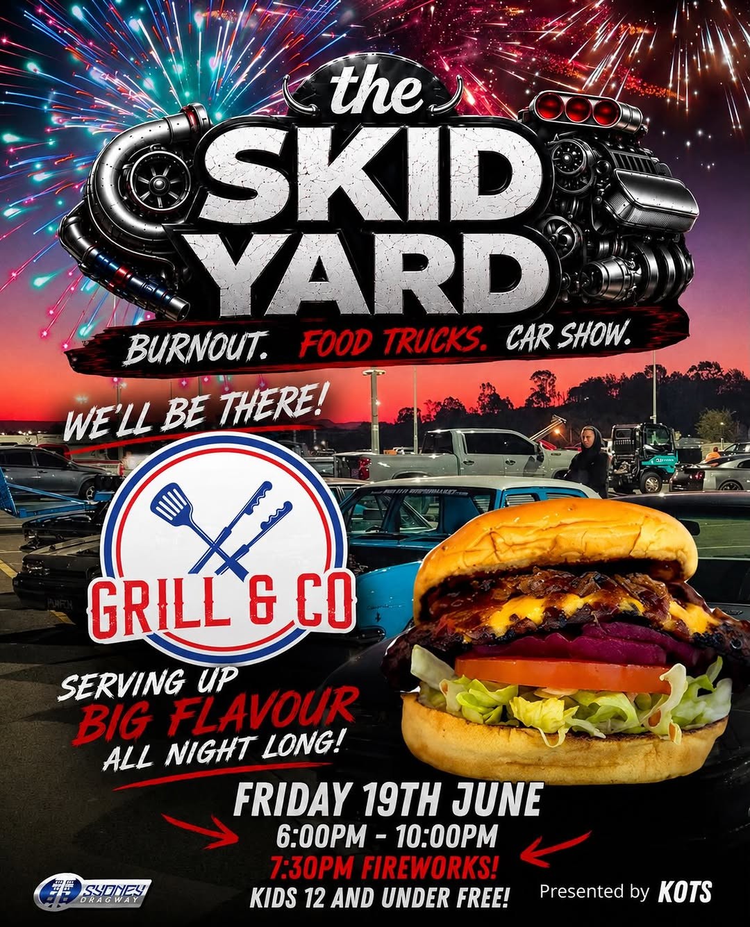 The Skid Yard — Muscle spectator event in Sydney, NSW on Friday 19 June 2026
