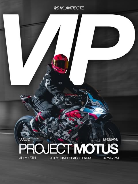 Project MOTUS Vol. 2 — car meet in Brisbane, QLD on Saturday 18 July 2026