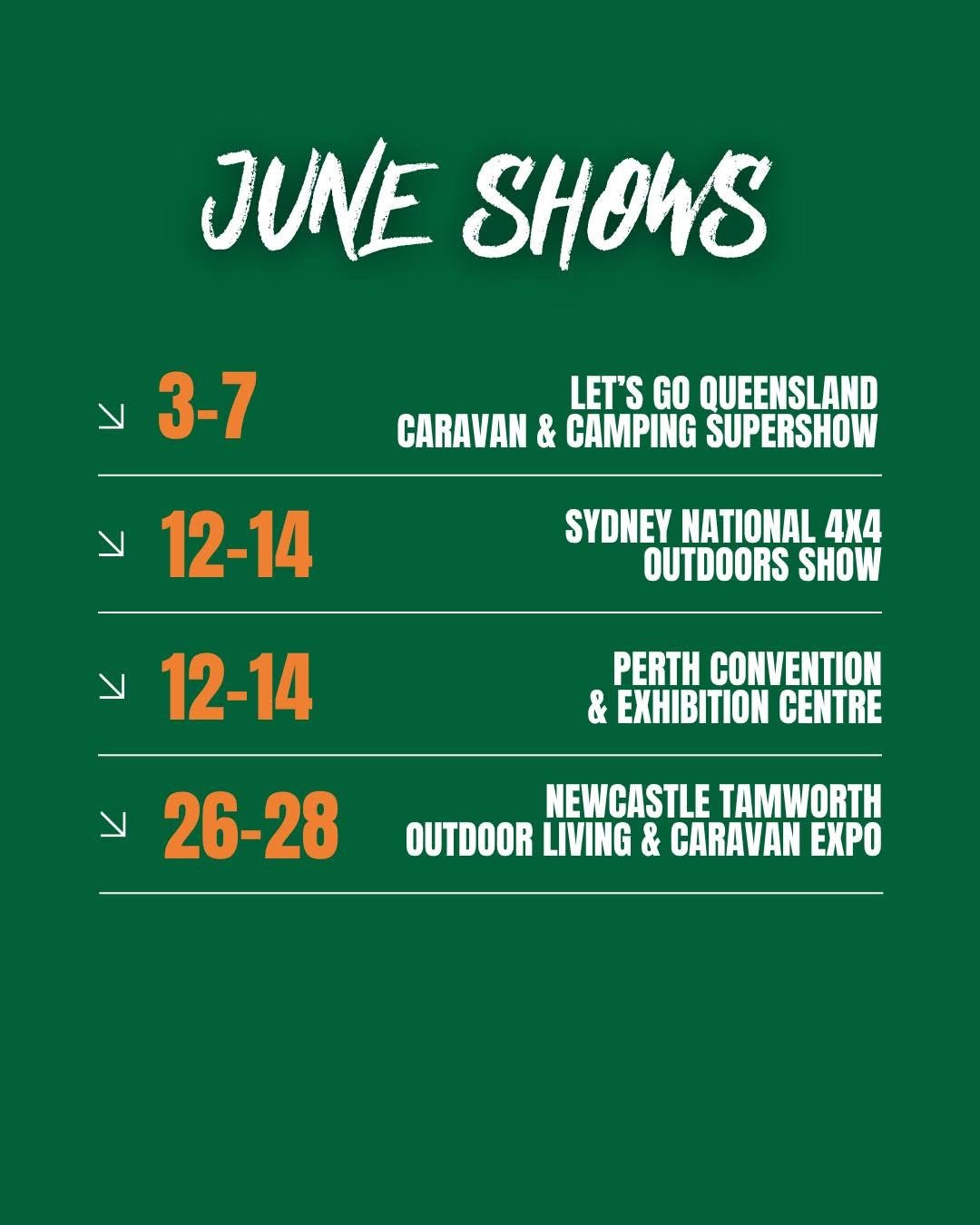 Newcastle Tamworth Outdoor Living & Caravan Expo — 4x4 spectator event in Newcastle, NSW on Friday 26 June 2026