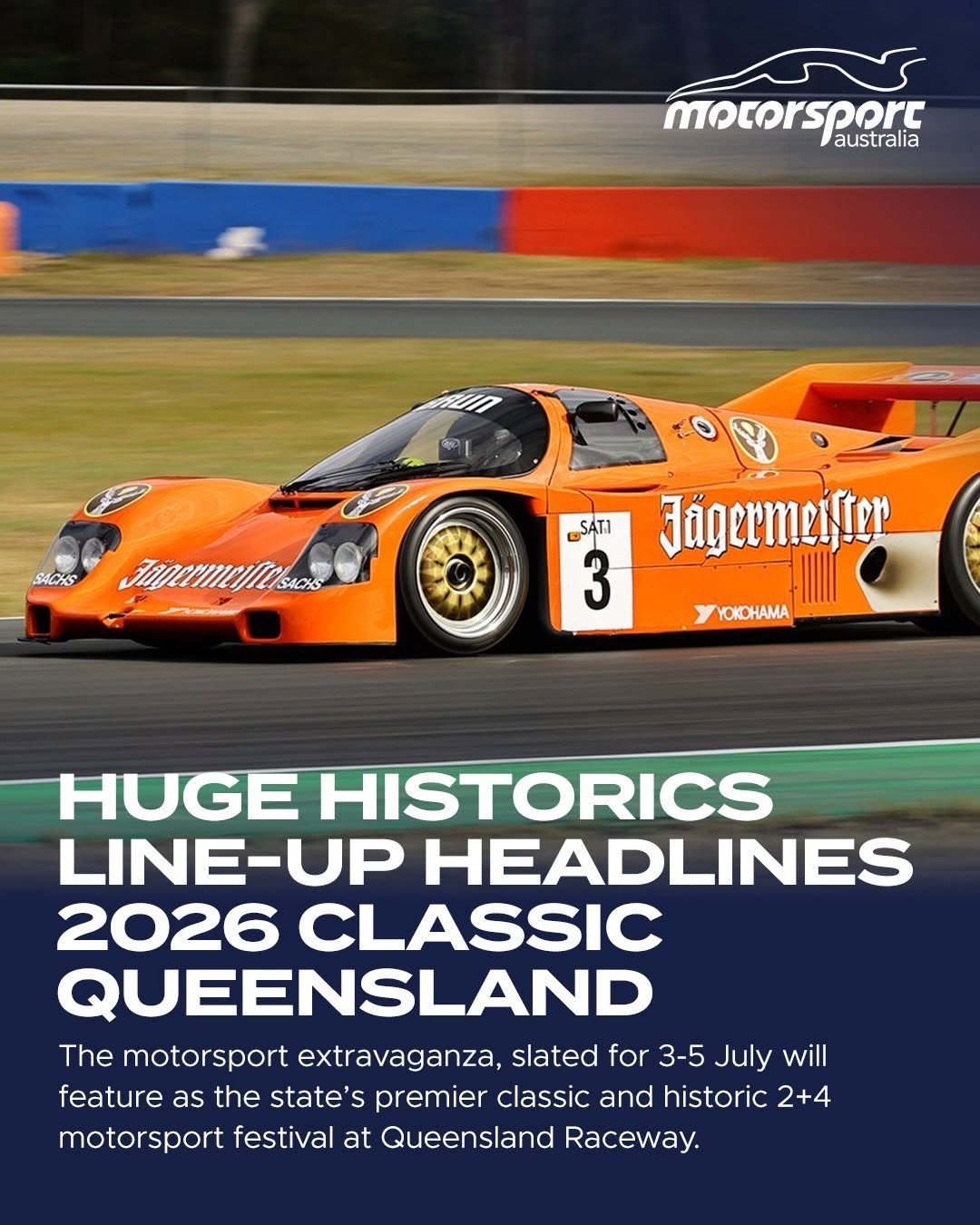 Classic Queensland — Classic spectator event in Brisbane, QLD on Friday 3 July 2026