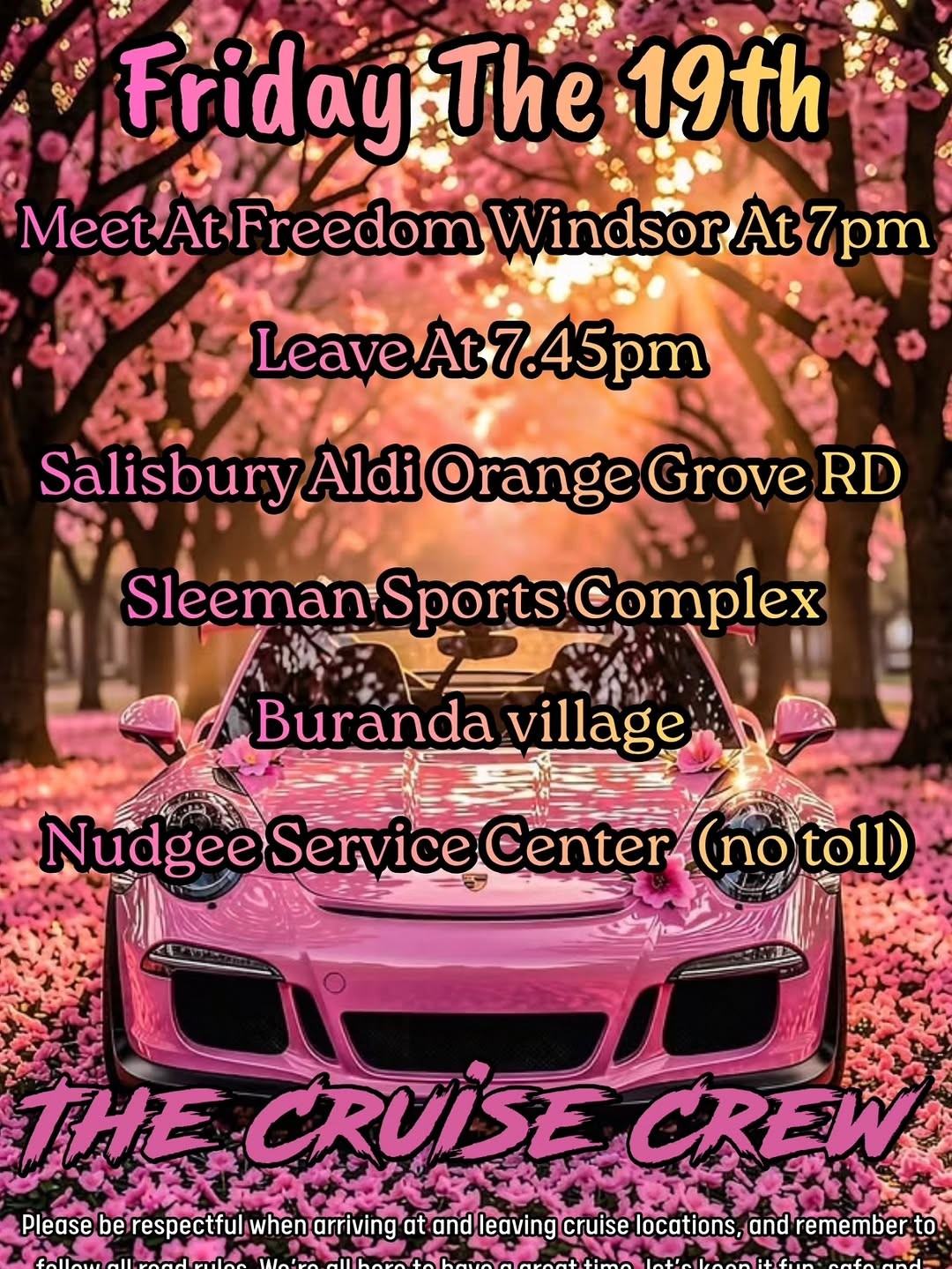 Friday Night Southside Cruise — JDM car meet in Brisbane, QLD on Friday 19 June 2026