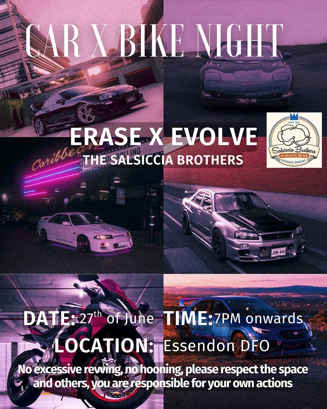 ERASE X EVOLVE V4 — JDM car meet in Melbourne, VIC on Saturday 27 June 2026