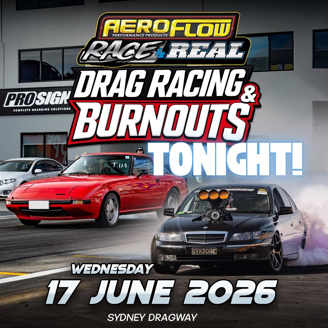 Aeroflow Race 4 Real — Muscle track day in Sydney, NSW on Wednesday 17 June 2026