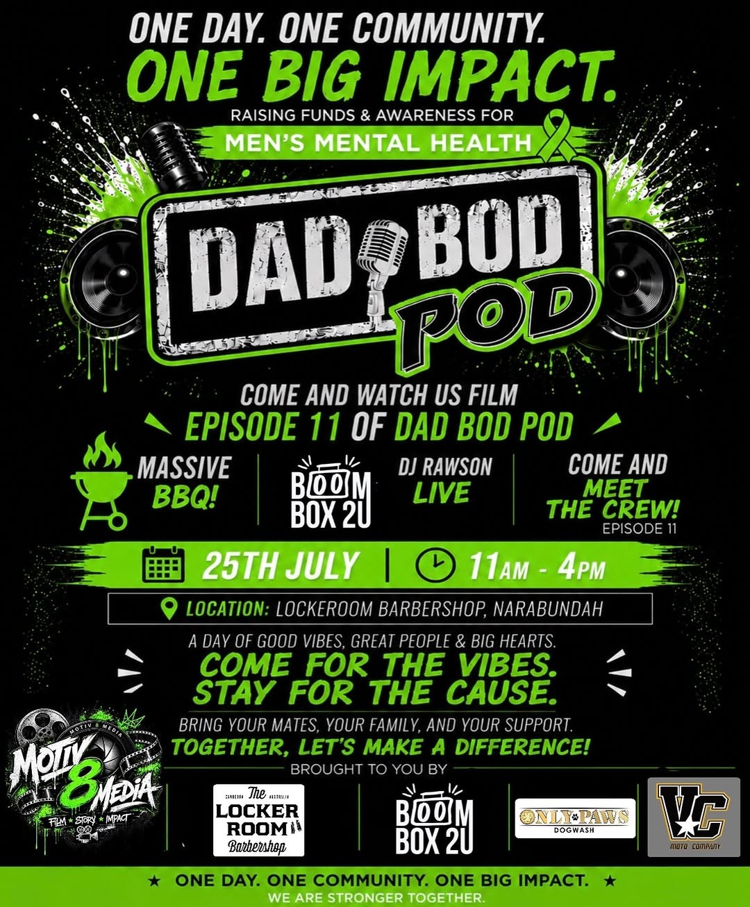 Dad Bod Pod Episode 11 Live — Muscle car meet in Canberra, NSW on Saturday 25 July 2026