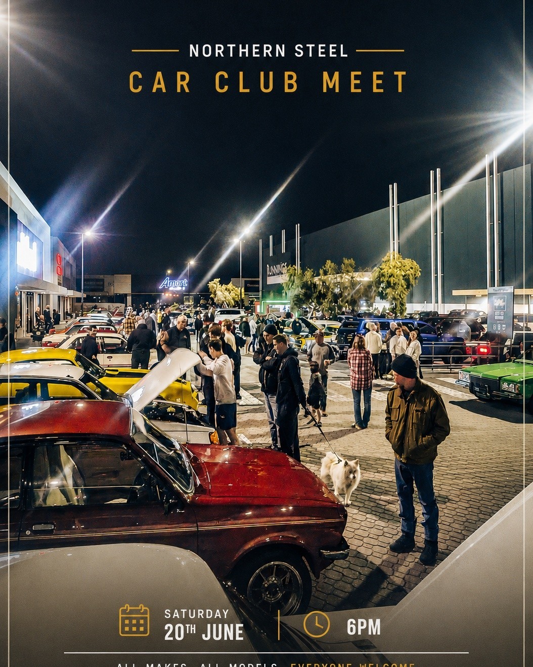 Northern Steel Car Club Meet — car meet in Perth, WA on Saturday 20 June 2026