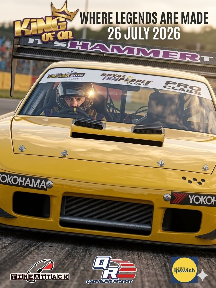 King of QR — track day in Brisbane, QLD on Sunday 26 July 2026