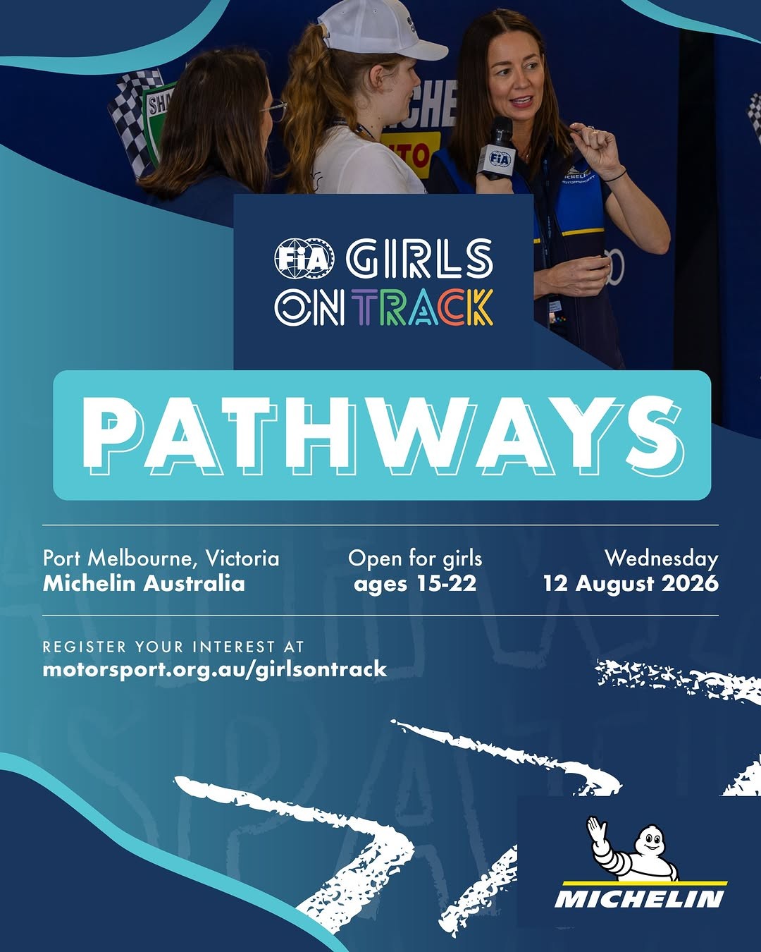 FIA Girls on Track - Pathways — car meet in Melbourne, VIC on Wednesday 12 August 2026