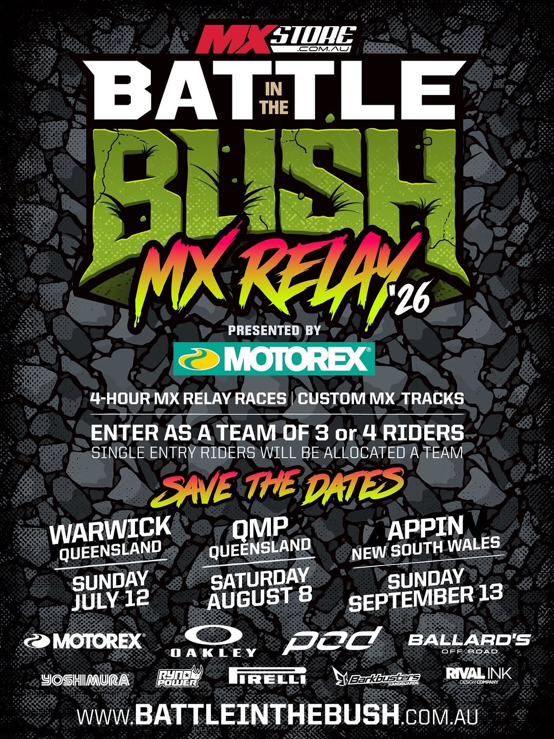 Battle in the Bush — 4x4 track day in Brisbane, QLD on Sunday 12 July 2026