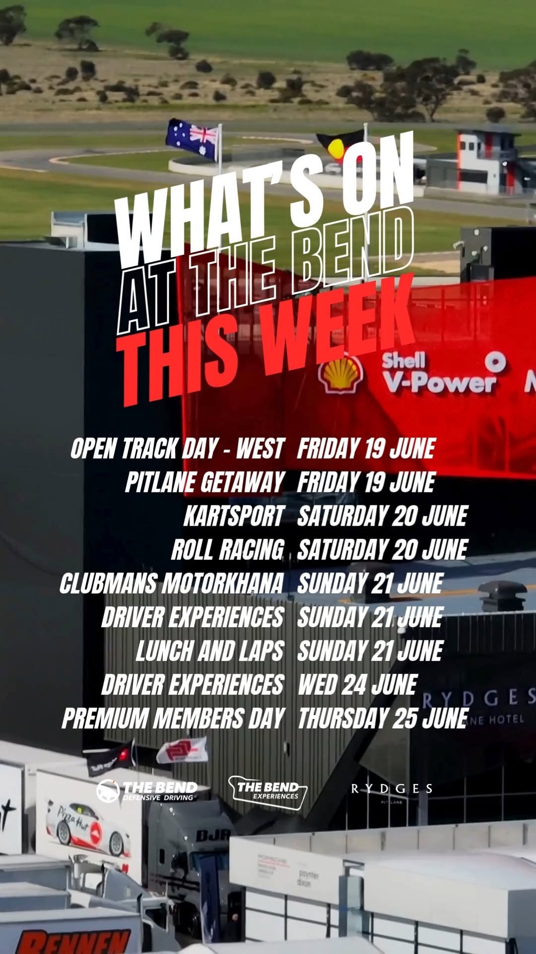 Roll Racing — JDM/Muscle track day in Adelaide, SA on Saturday 20 June 2026