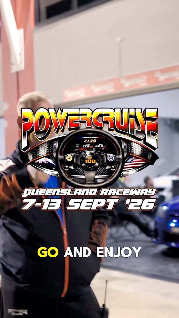 Powercruise 100 — Muscle spectator event in Brisbane, QLD on Monday 7 September 2026