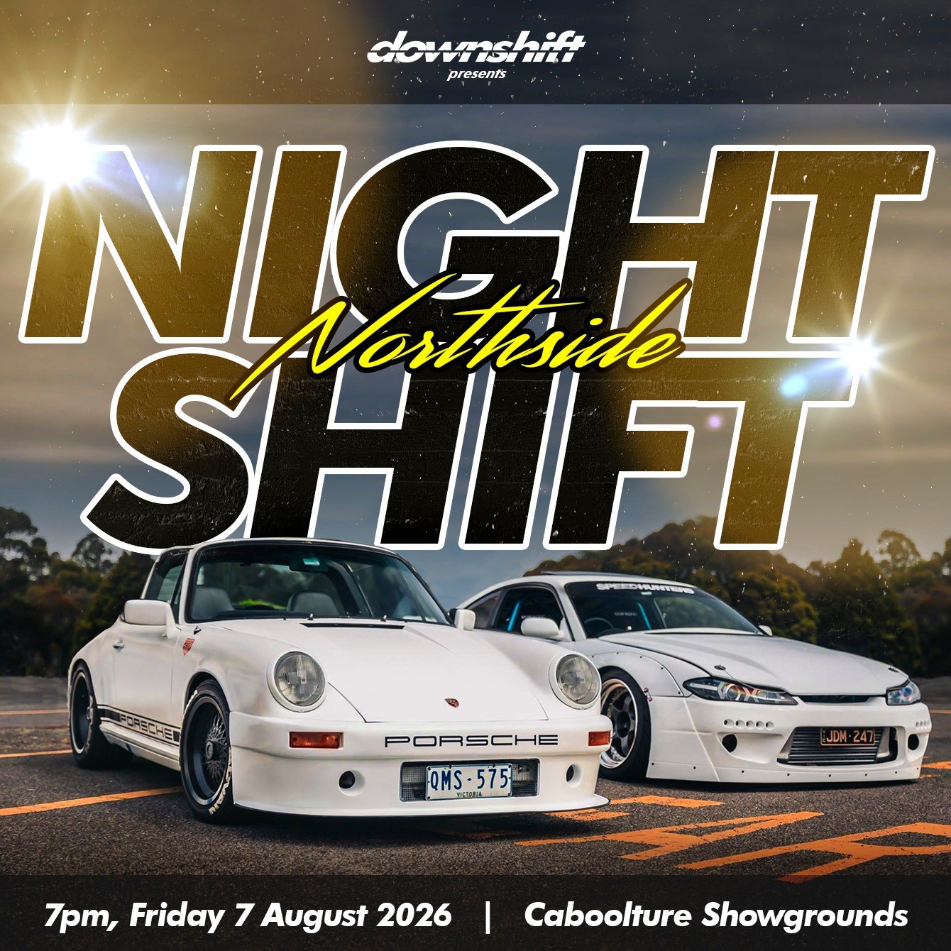 Northside Night Shift — JDM/Euro car meet in Brisbane, QLD on Friday 7 August 2026