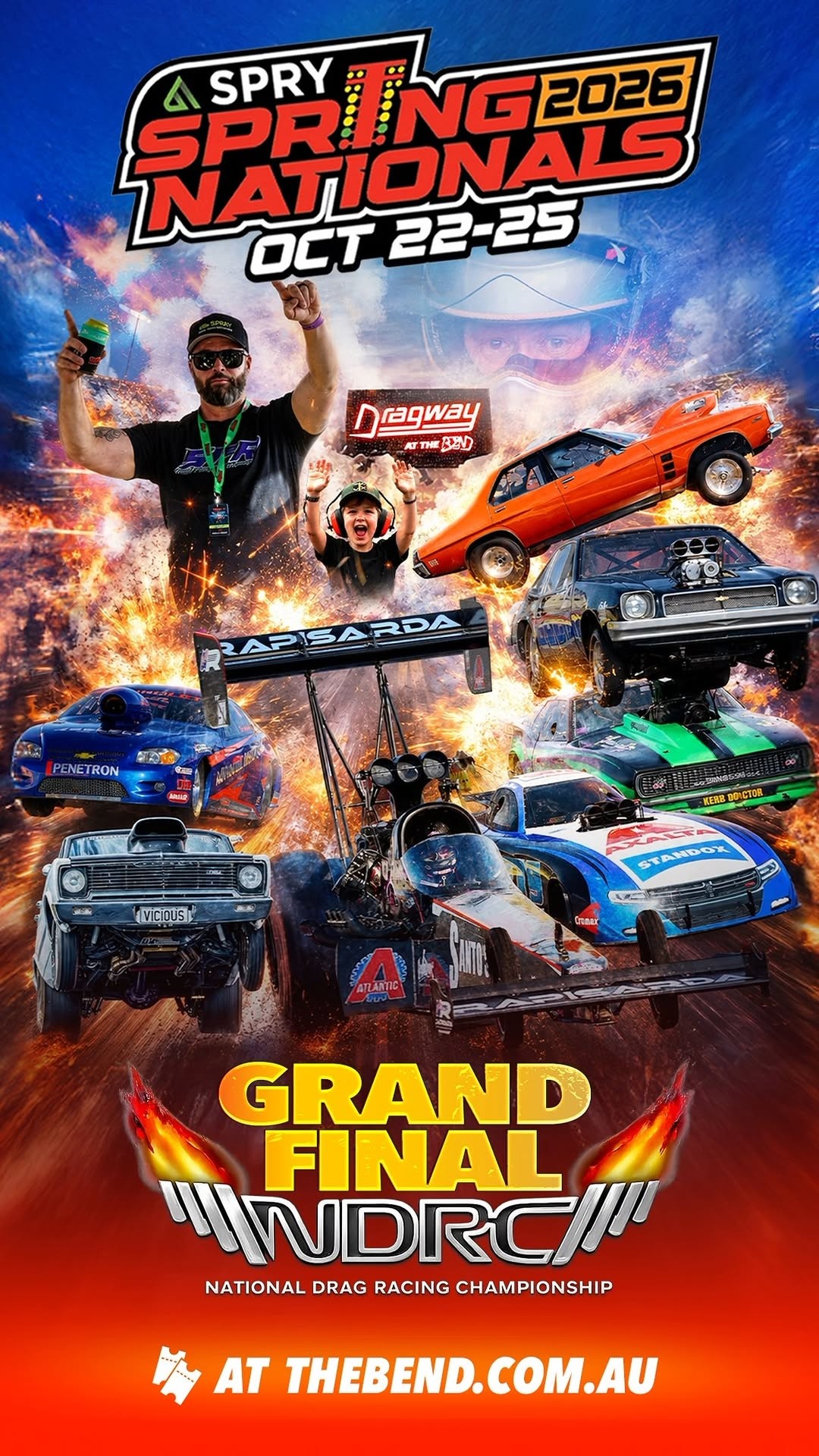 SPRY Spring Nationals — Muscle spectator event in Adelaide, SA on Thursday 22 October 2026